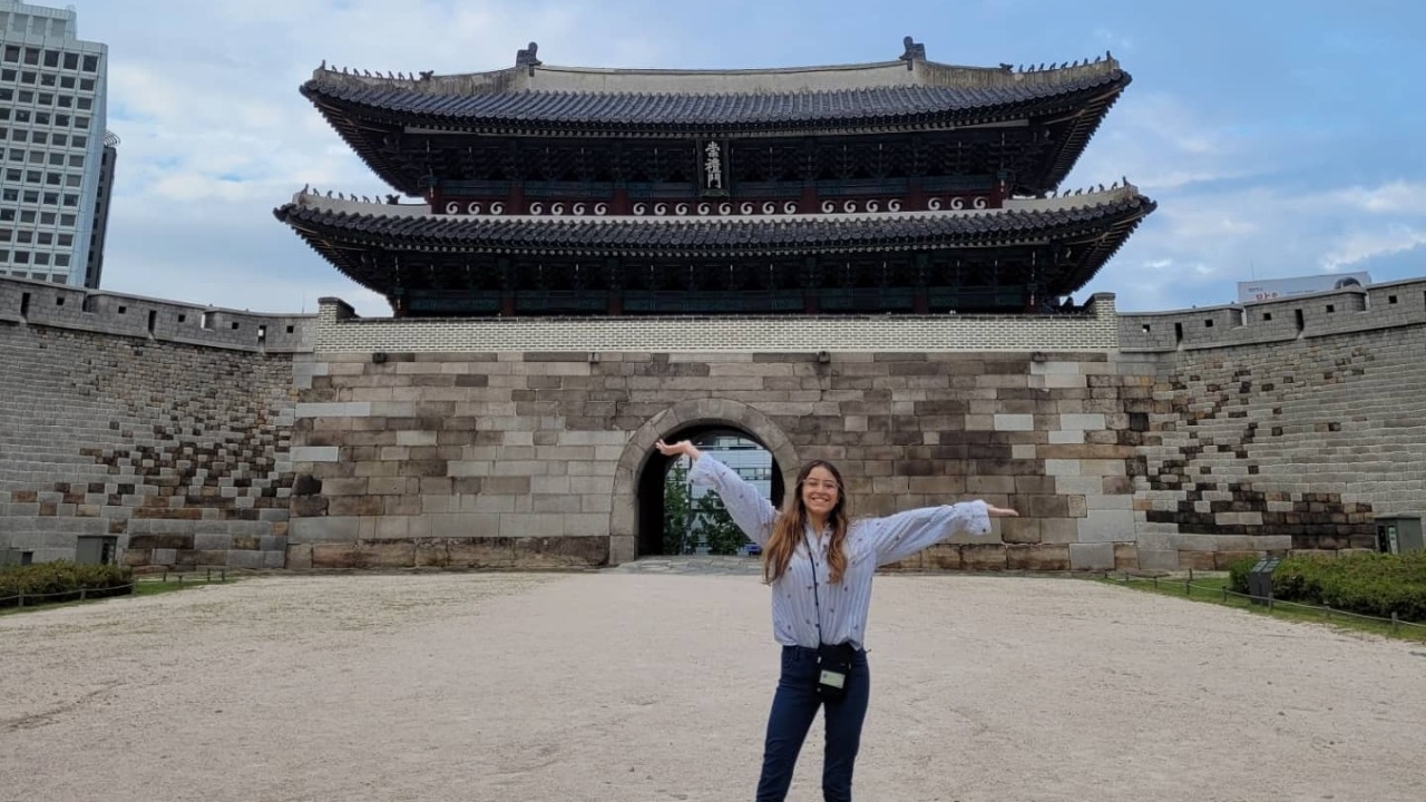 An NKU student in China