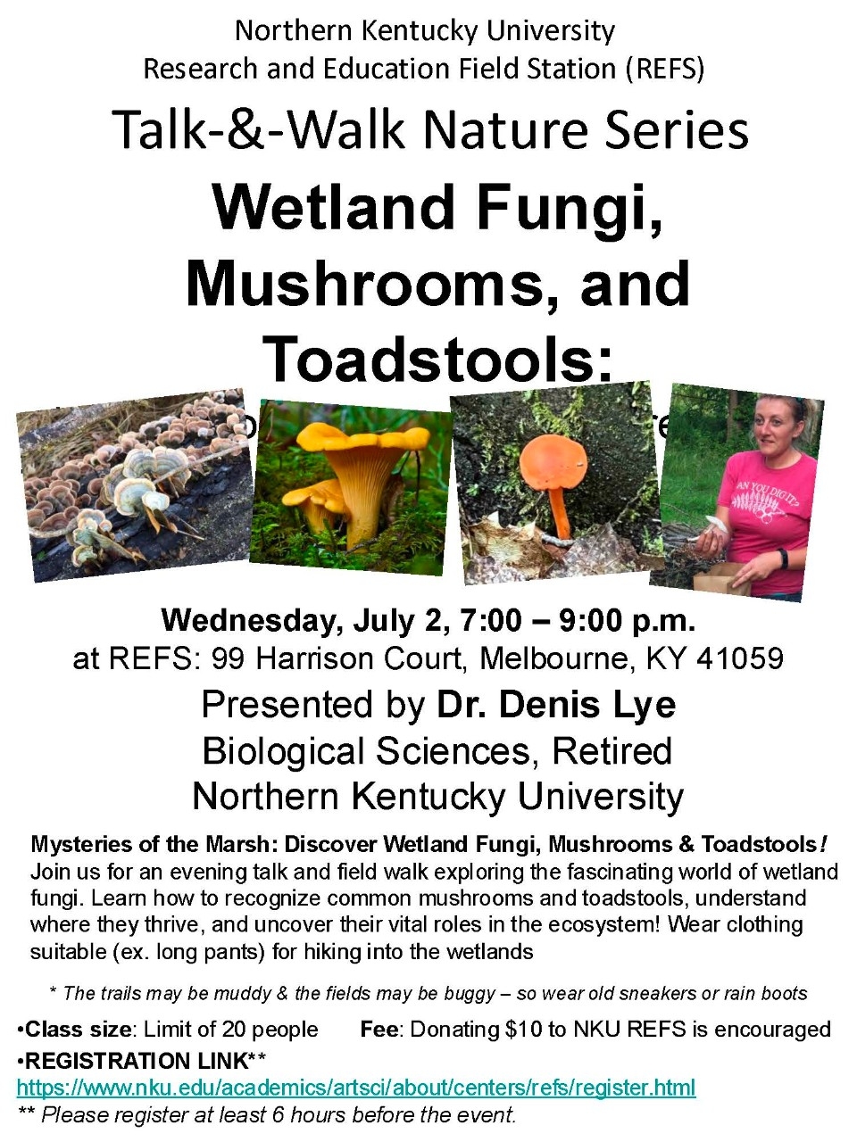 REFS Talk-&-Walk Fungi, Mushrooms, Toadstools 2025