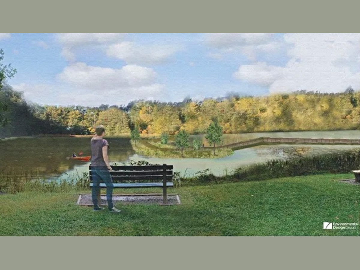 sharon lake in sharon woods park